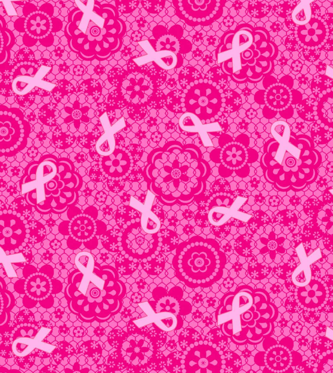 Pink Ribbon Symbol Of Solidarity Wallpaper
