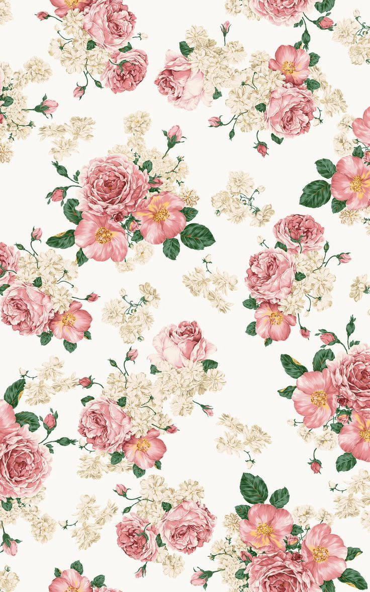 Pink Roses Floral Iphone Wallpaper