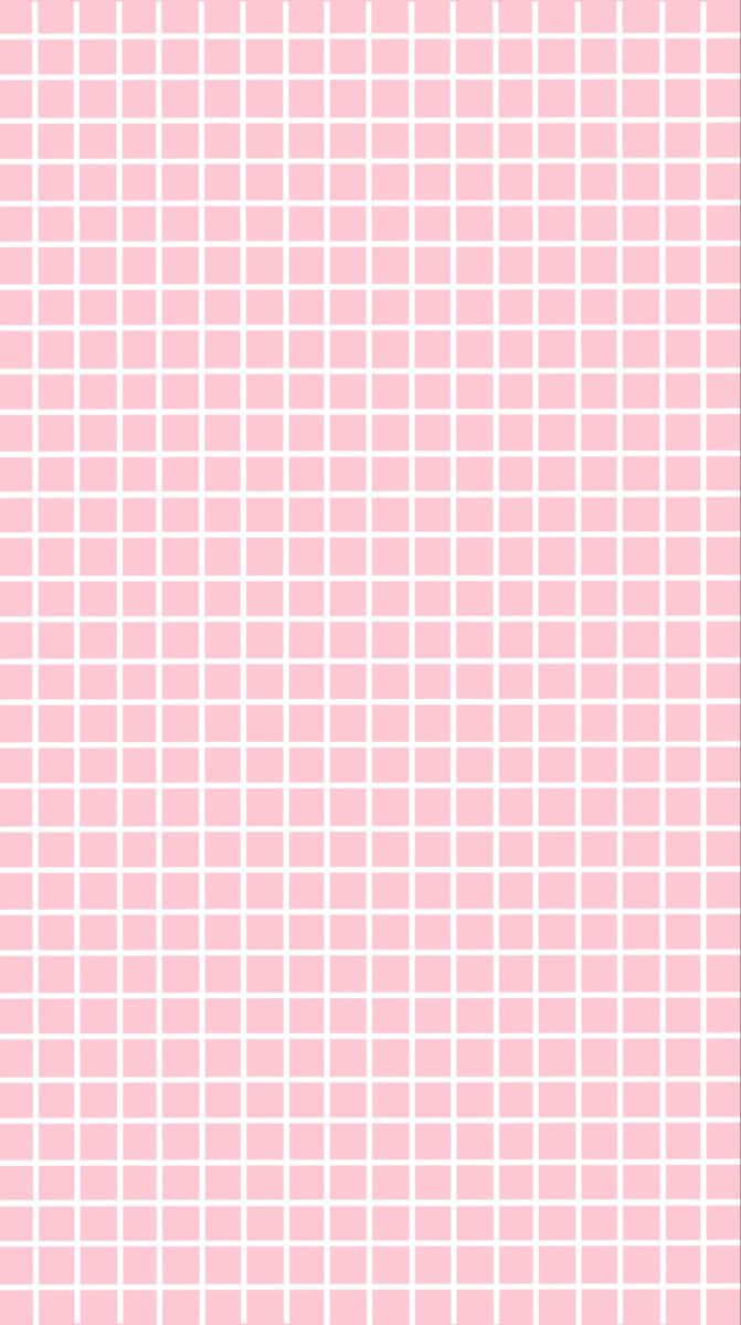 Pink Squares On A White Background Wallpaper