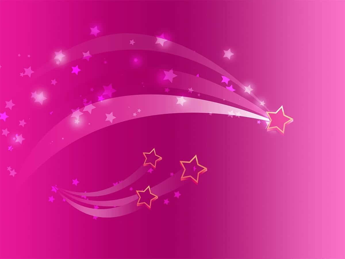 Pink Stars In The Cosmos Wallpaper