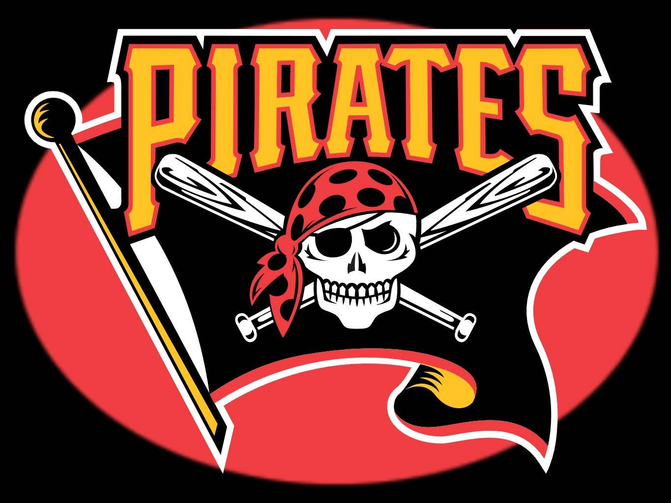 Pittsburgh Pirates Flag Design Wallpaper