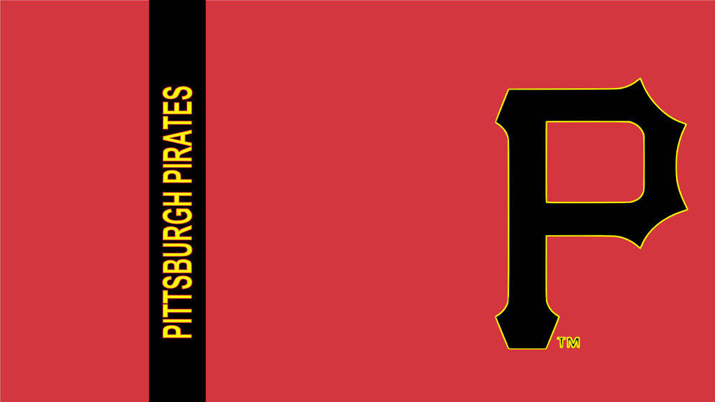 Pittsburgh Pirates Logo In Red Wallpaper