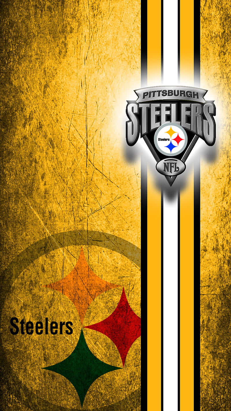 Pittsburgh Steelers Logo And Badge Wallpaper