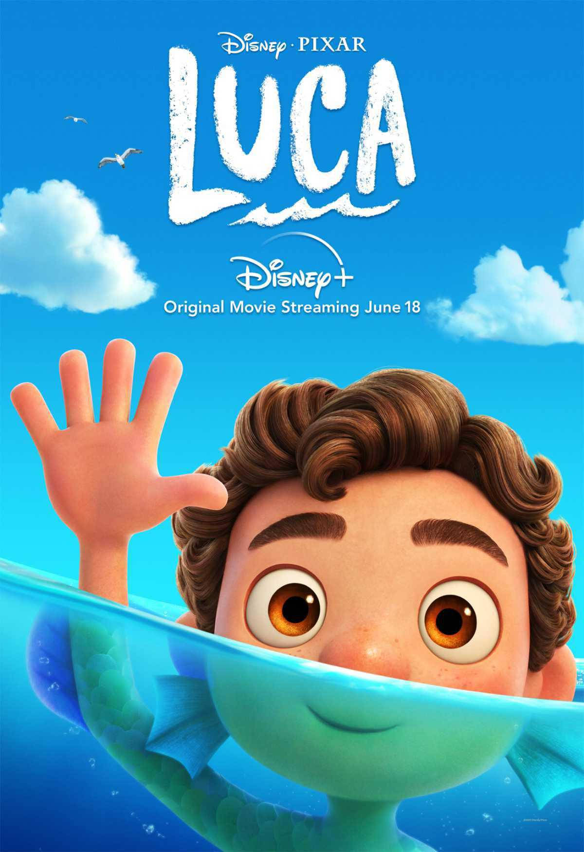 Pixar Luca Paguro Poster Wallpaper