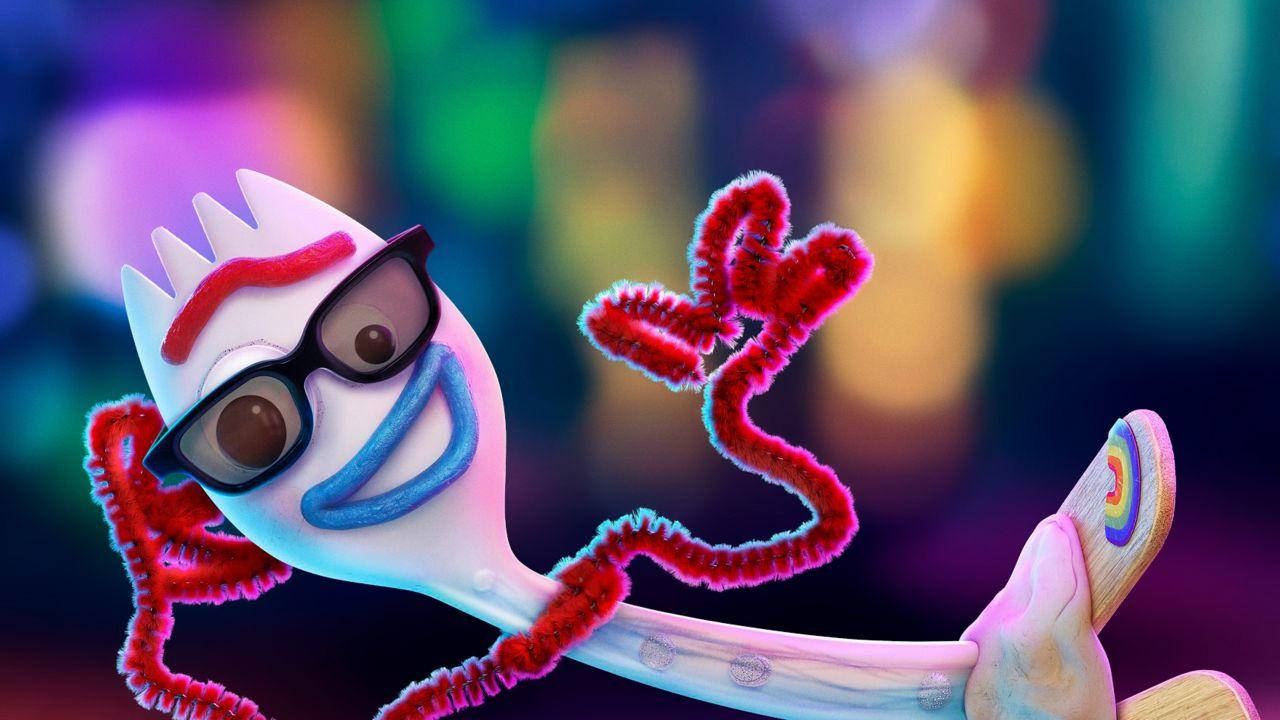 Pixar Toy Story Forky Wallpaper