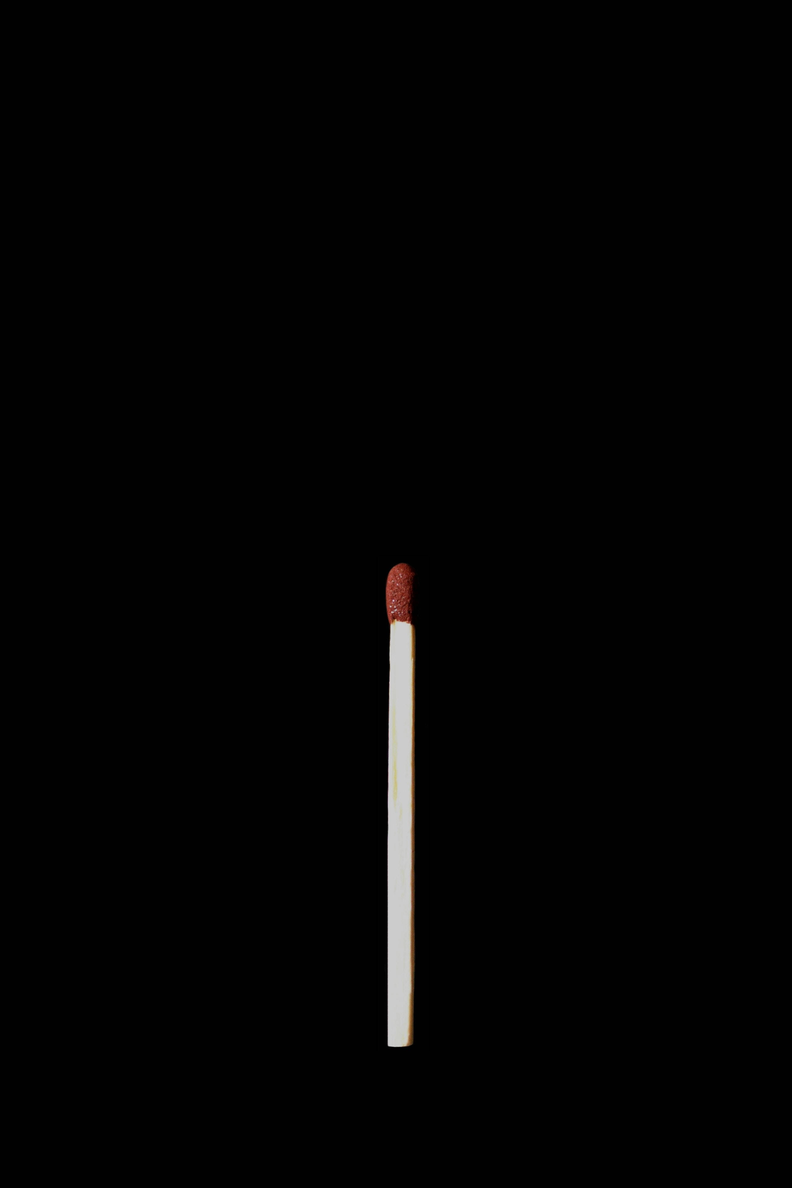 Plain Black Iphone Matchstick Wallpaper