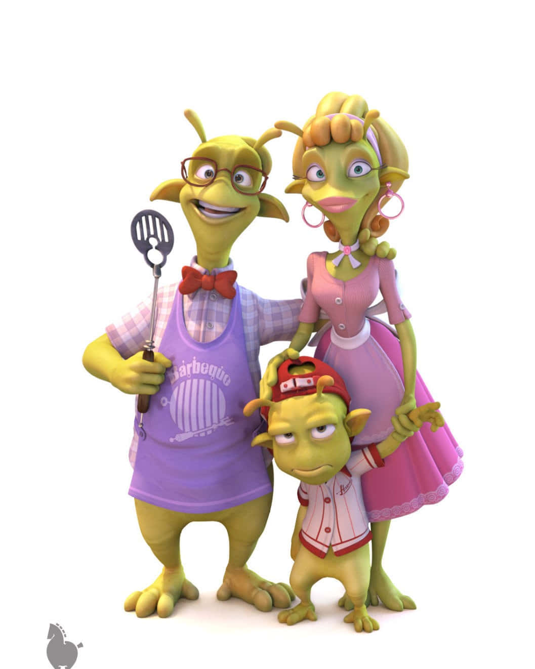 Planet 51 Alien Family Wallpaper