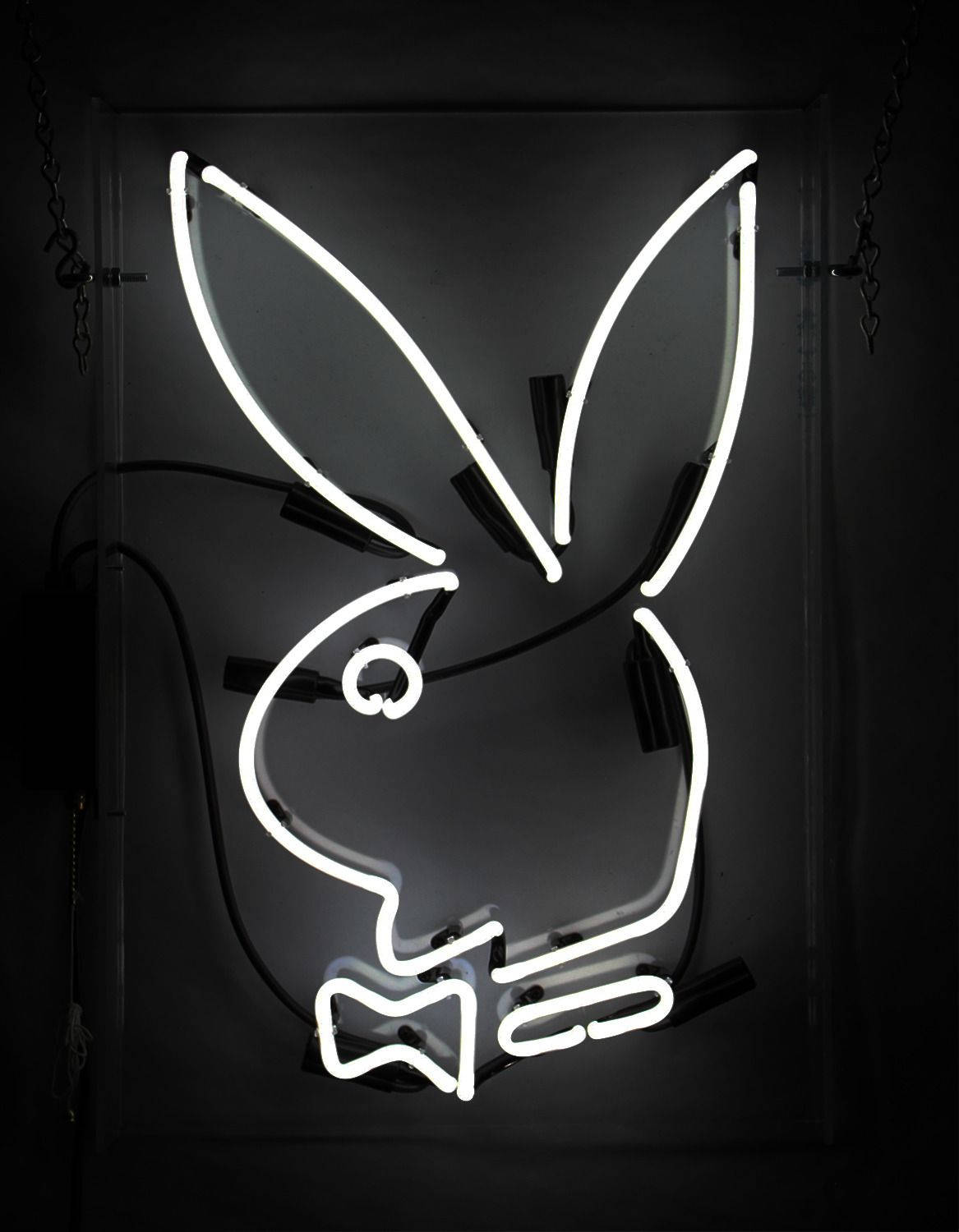 Playboy Logo Neon Light Wallpaper