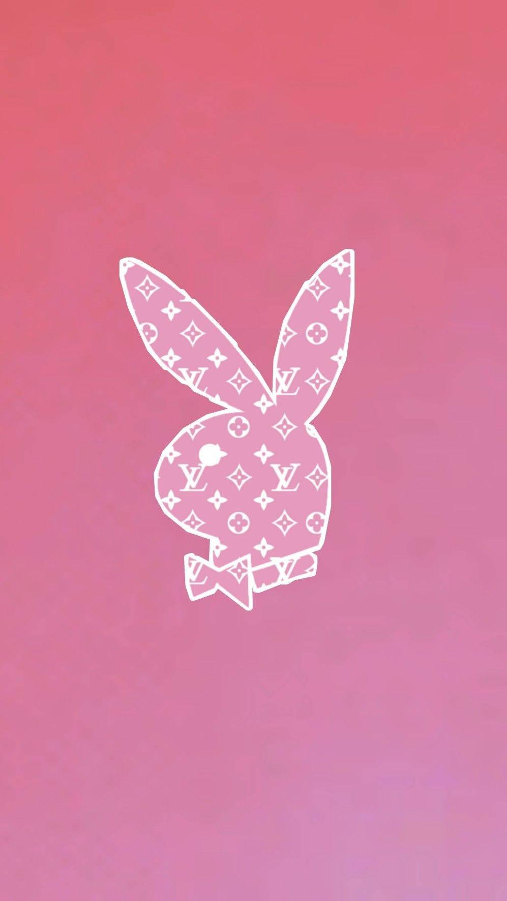 Playboy Louis Vuitton Pattern Wallpaper