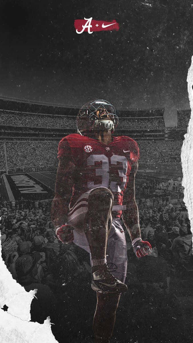 Player Alabama Football Iphone Wallpaper