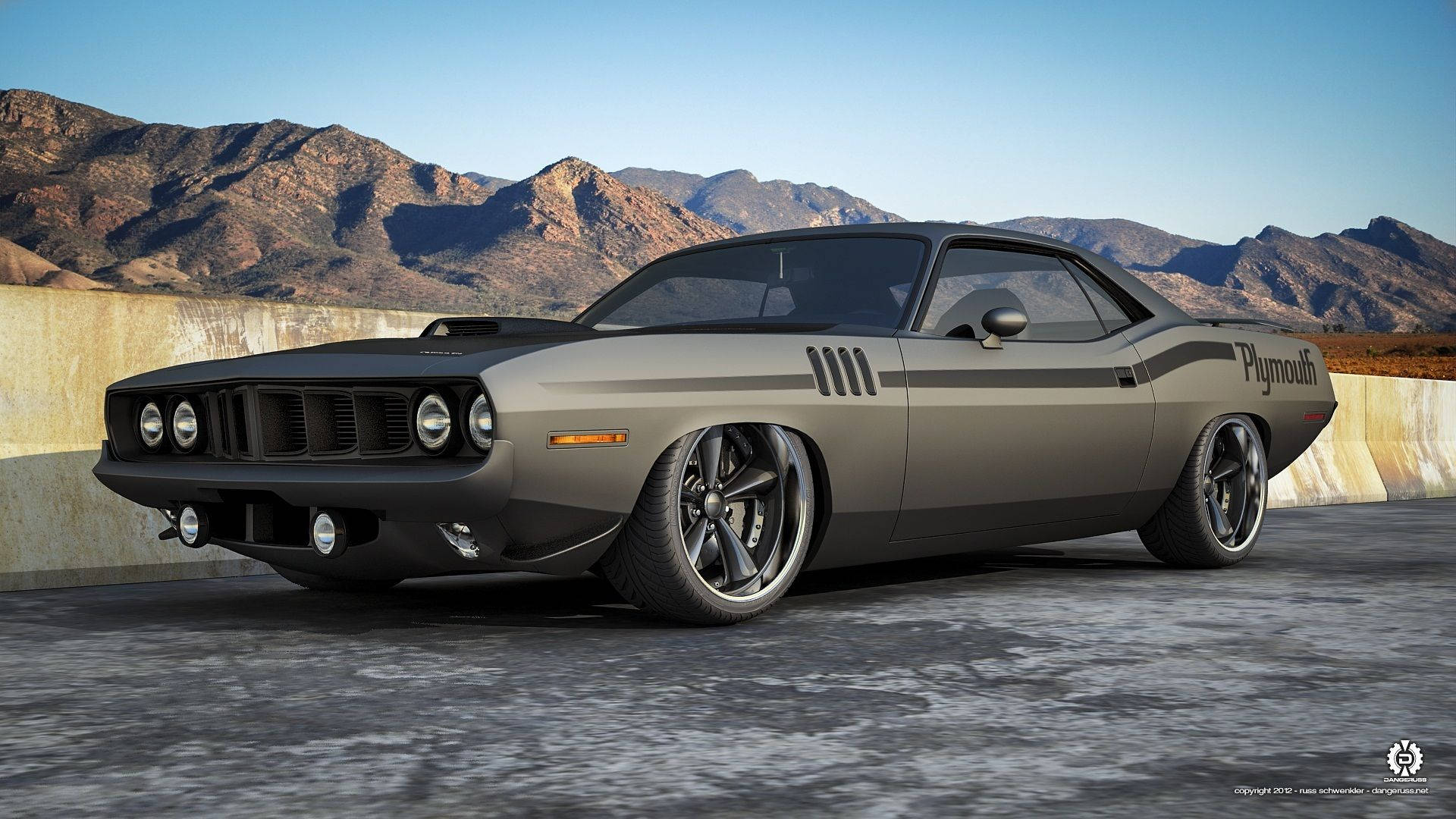 Plymouth Barracuda Muscle Car Wallpaper