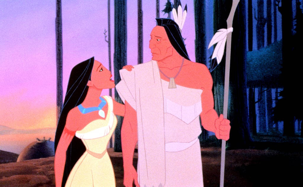 Pocahontas Talking To Her Father Wallpaper