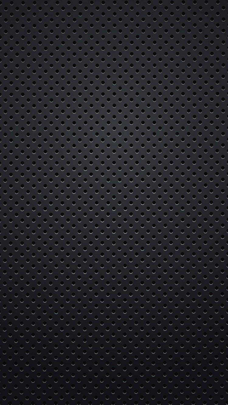 Poked Holes On Black Leather Iphone Wallpaper