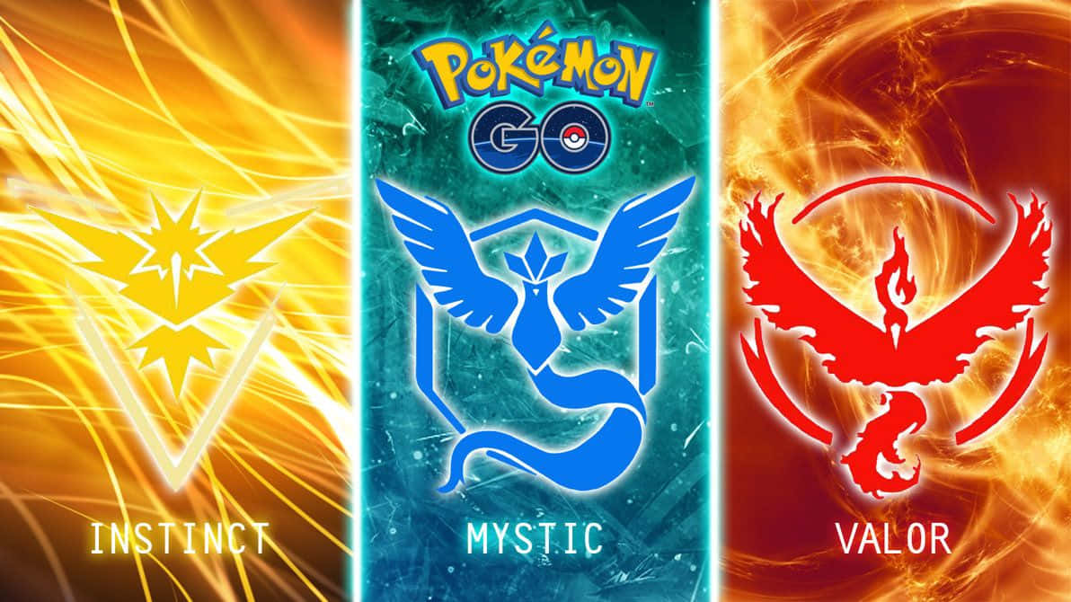 Pokemon Go Logos With The Pokemon Logos Wallpaper