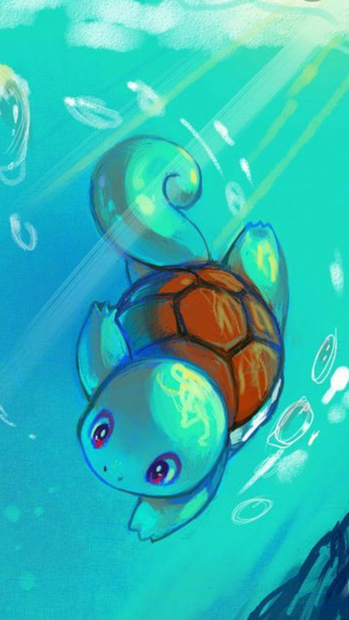 Pokémon Hd Cute Squirtle Wallpaper