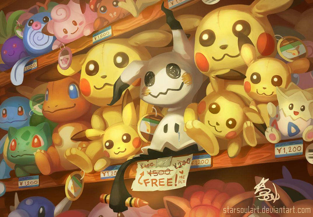 Pokemon Pikachu Stuffed Animals By Sassy Wallpaper