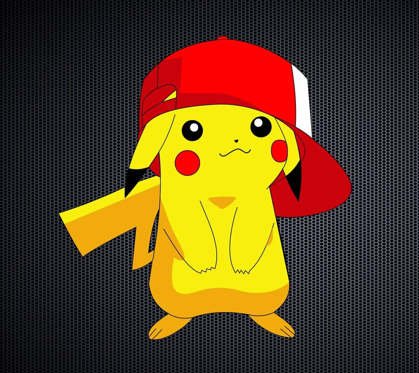Pokemon Pikachu With Ash's Cap Wallpaper