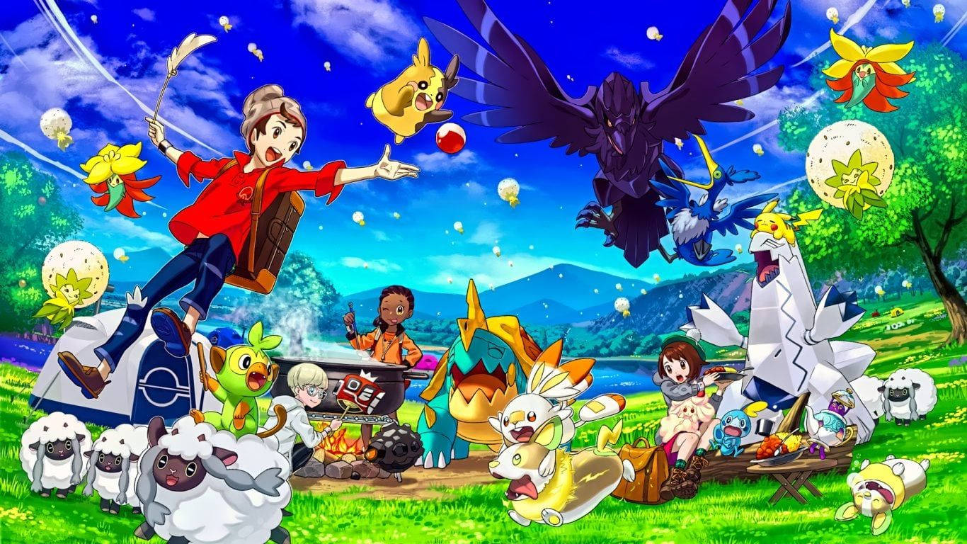 Pokémon Sword And Shield Nature Adventure Wallpaper