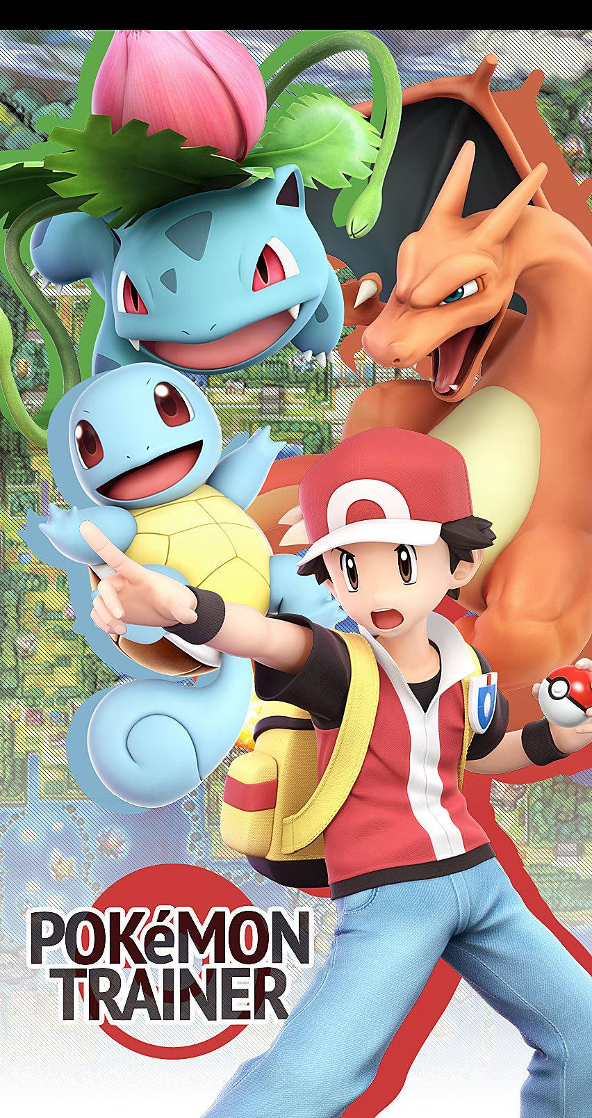 Pokemons With Trainer Smash Ultimate Wallpaper