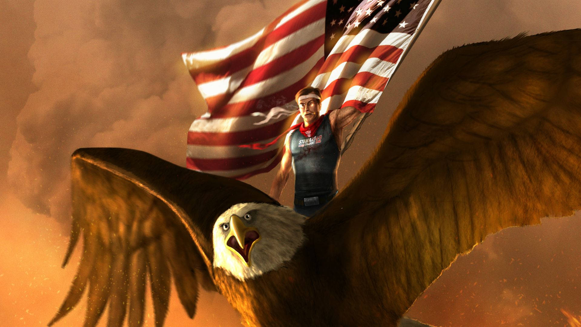 Politics Eagle Flag Wallpaper