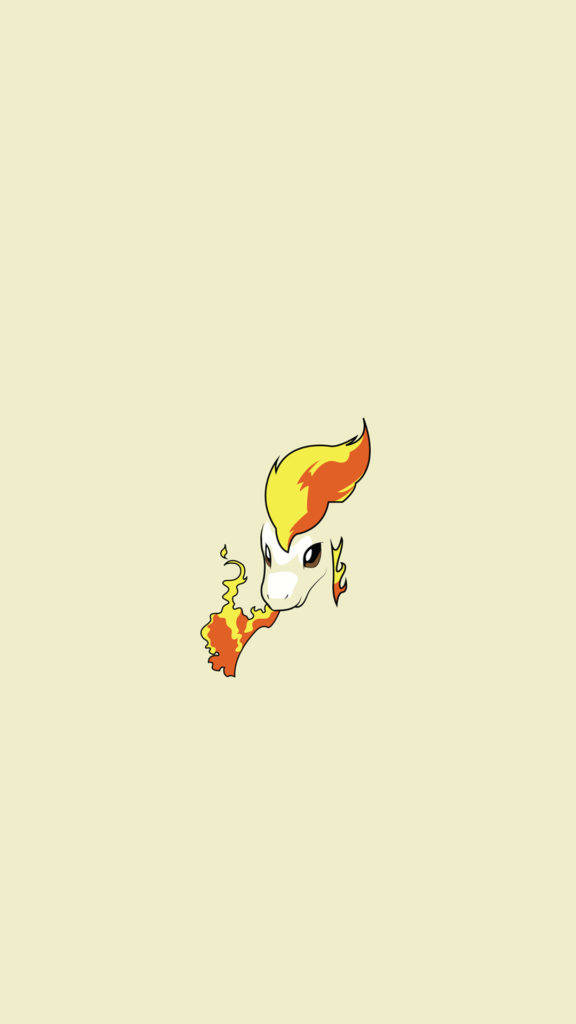 Ponyta Fiery Face Pokemon Iphone Wallpaper