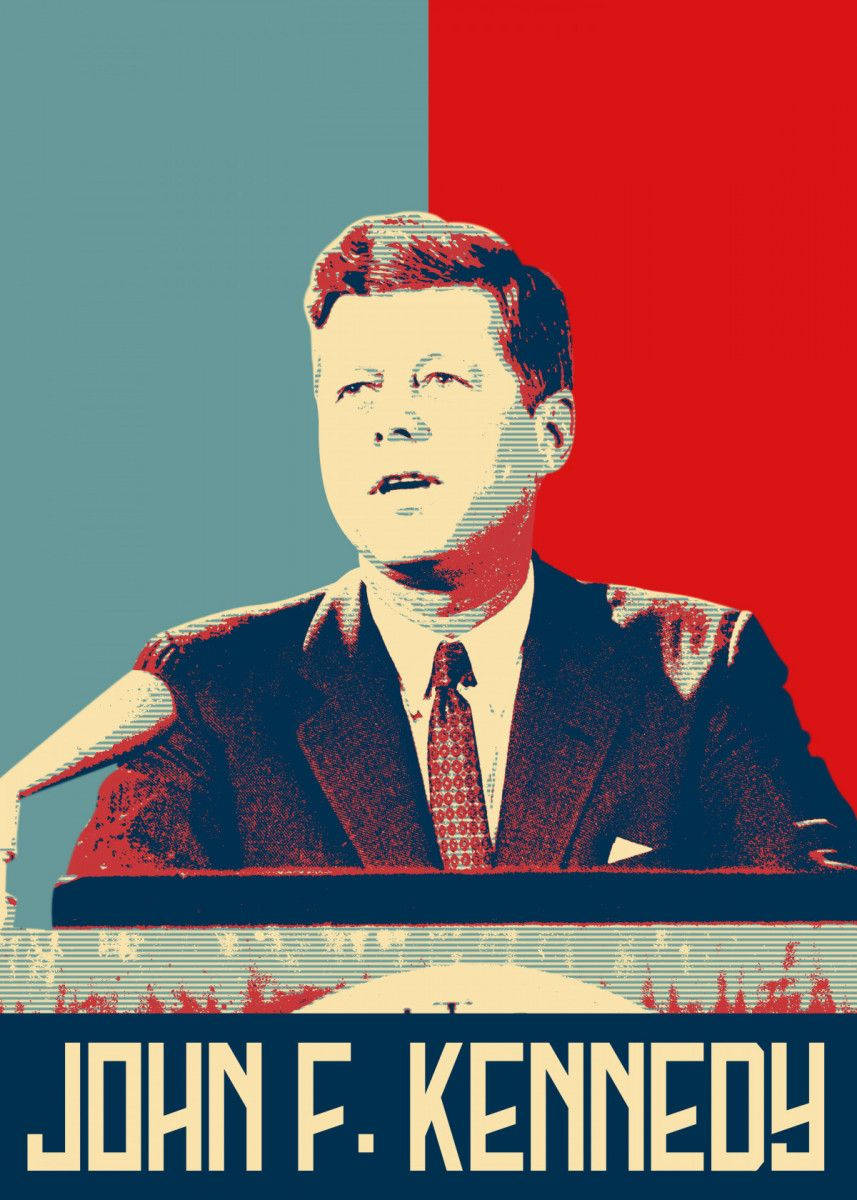 Pop Art Poster John F. Kennedy Wallpaper