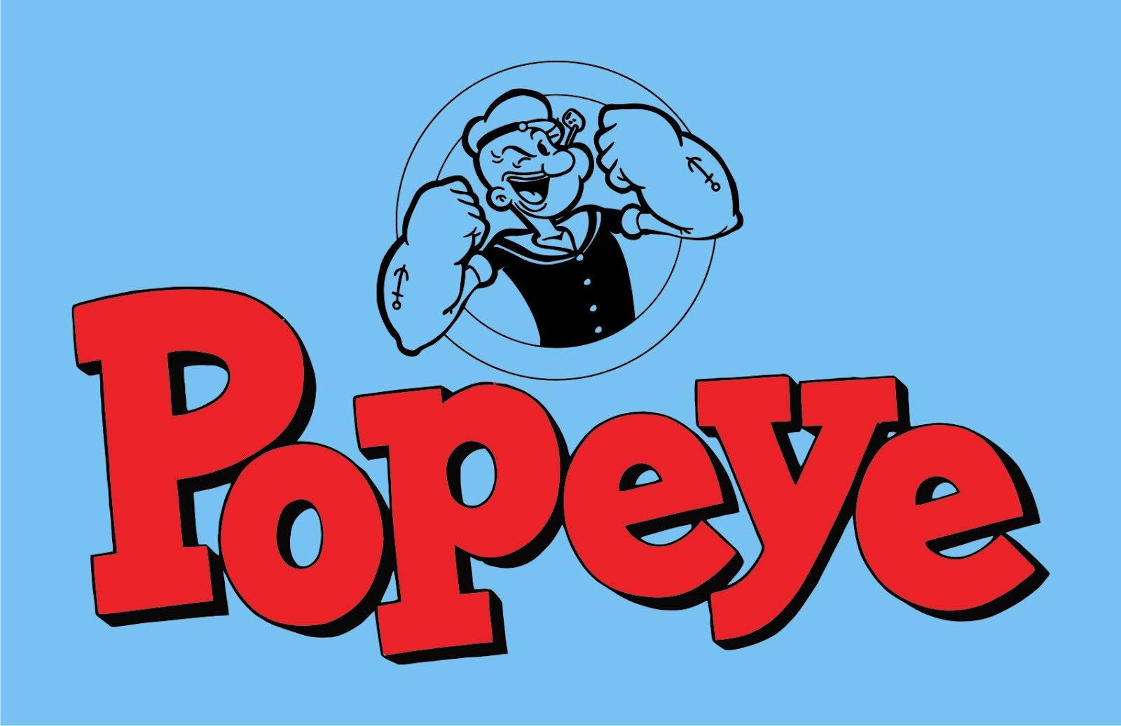 Popeye The Sailor Man Logo Wallpaper