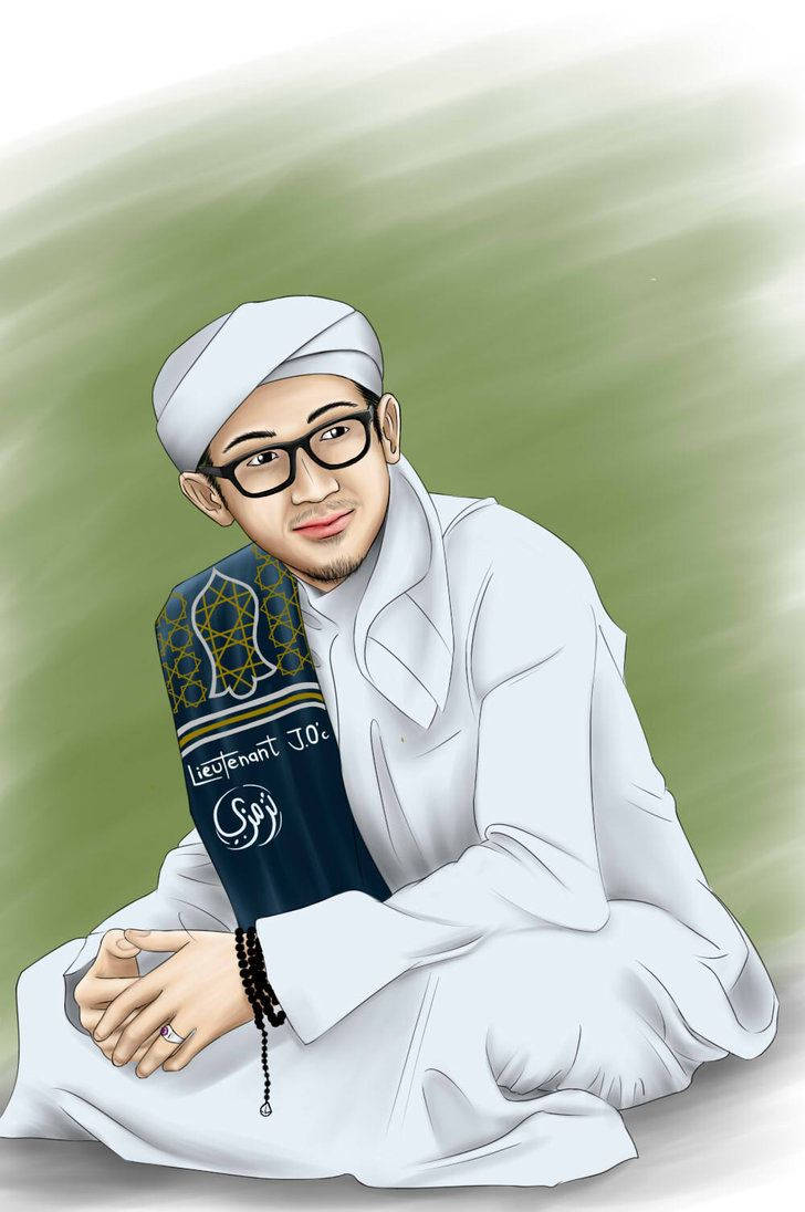 Portrait Of A Charming Islamic Boy In Traditional Attire Wallpaper