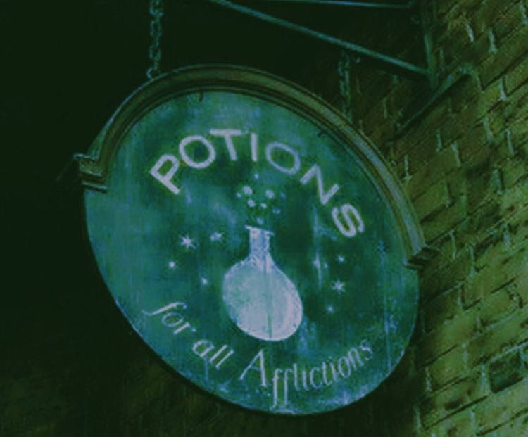 Potions For All Afflictions Hp Aesthetic Wallpaper