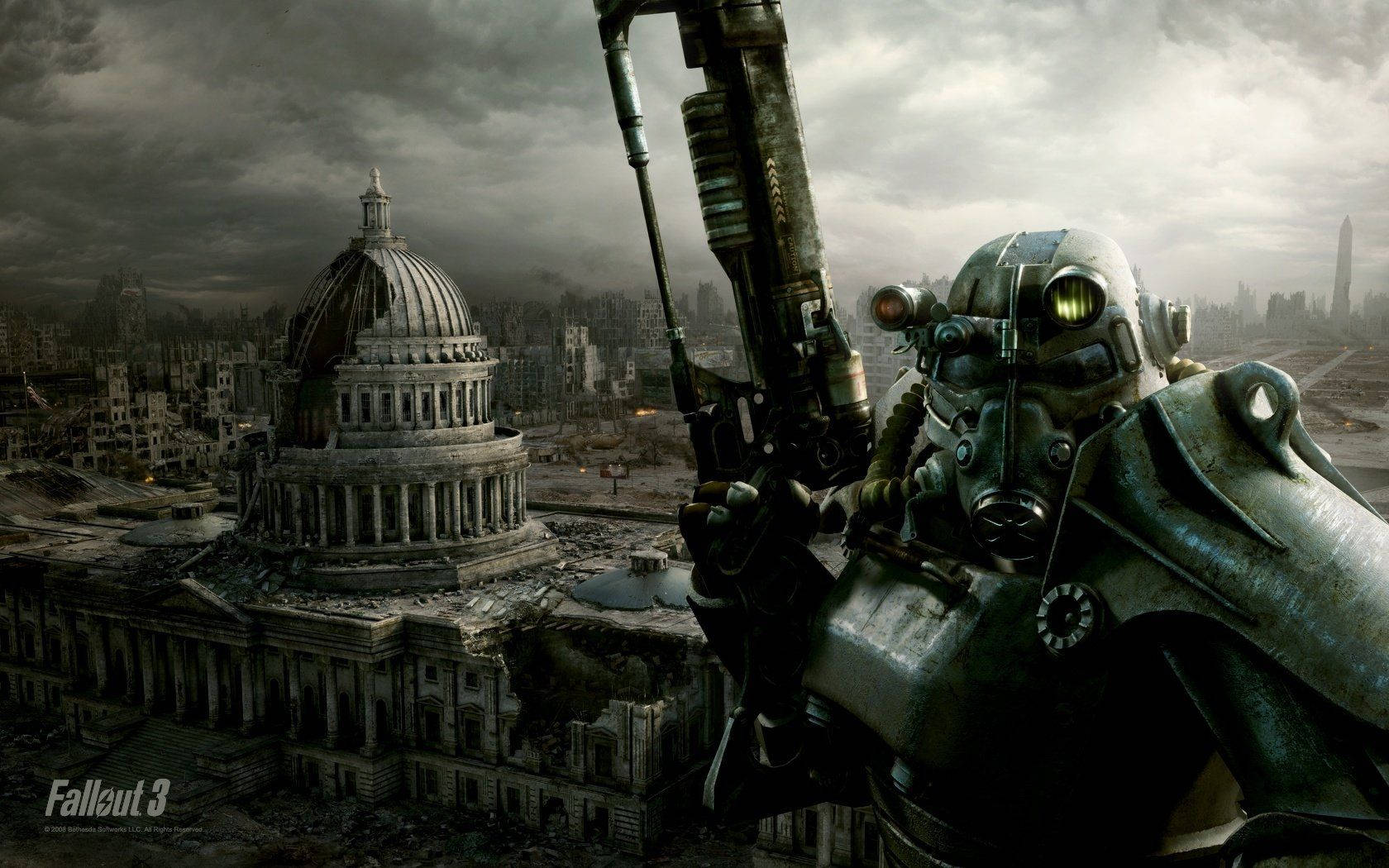 Power Armored Ranger Fallout 3 Wallpaper