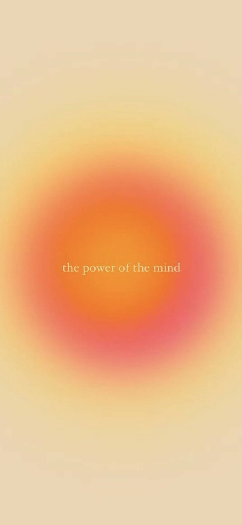Power Of The Mind Aura Aesthetic Wallpaper