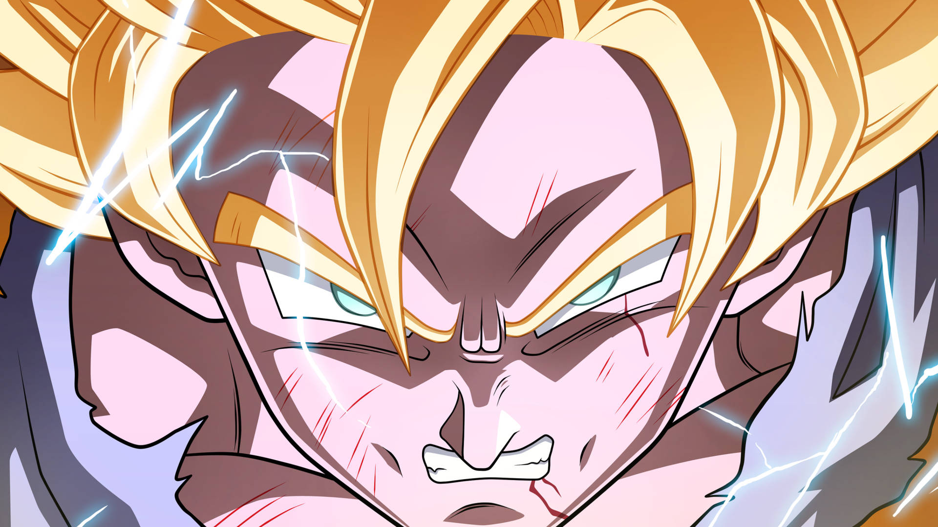 Download free Powerful Goku In Super Saiyan Form - Anime Hd Wallpaper.  Wallpaper - MrWallpaper.com