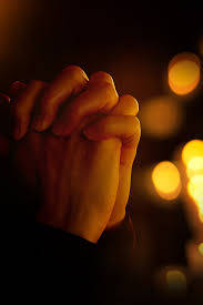 Prayer Phone Hands Yellow Lights Wallpaper