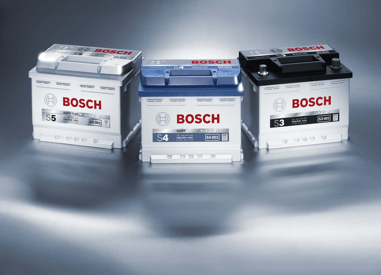 Premium Bosch Car Batteries Wallpaper