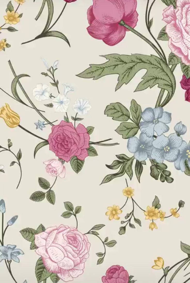 Pretty Floral Iphone Wallpaper
