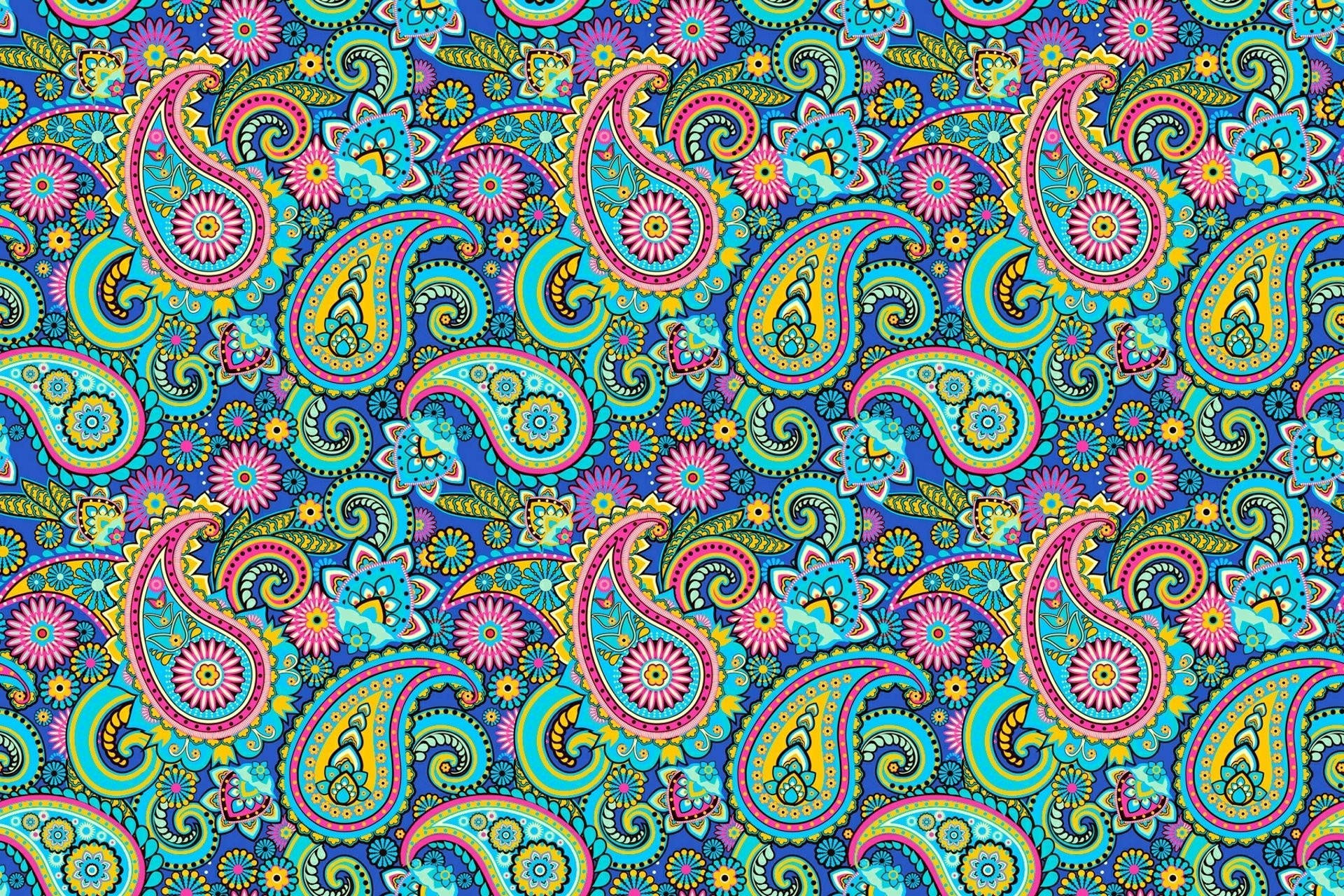 Pretty Paisley Pattern Wallpaper