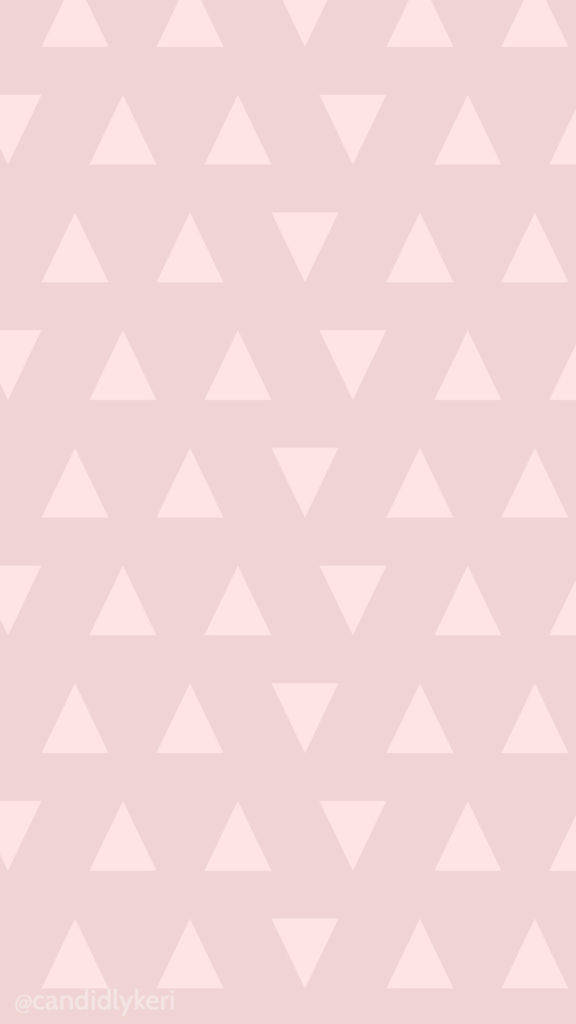 Pretty Pink Triangles Wallpaper