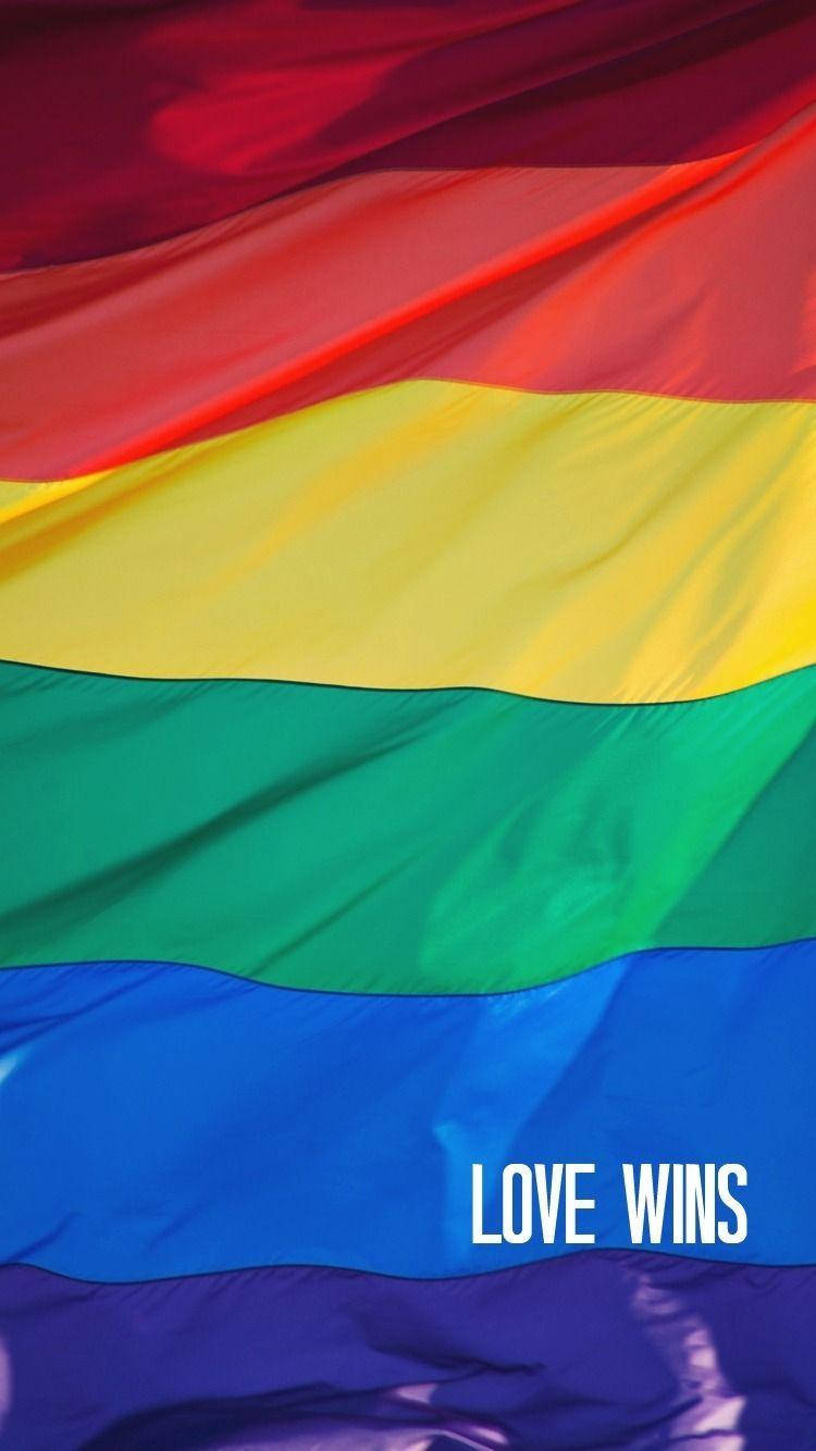 Pride Flag Love Wins Wallpaper