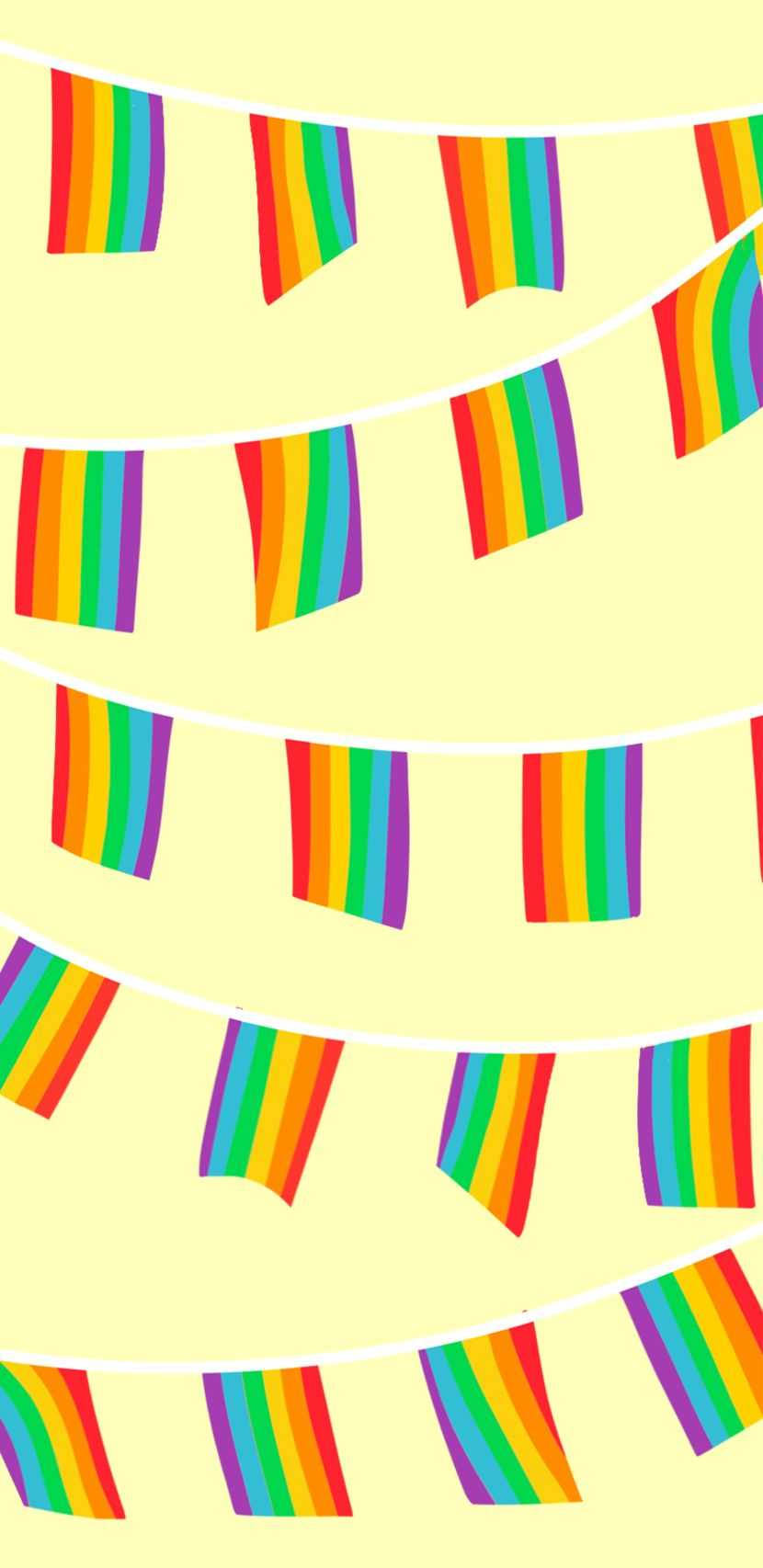 Pride Flags Decor Wallpaper