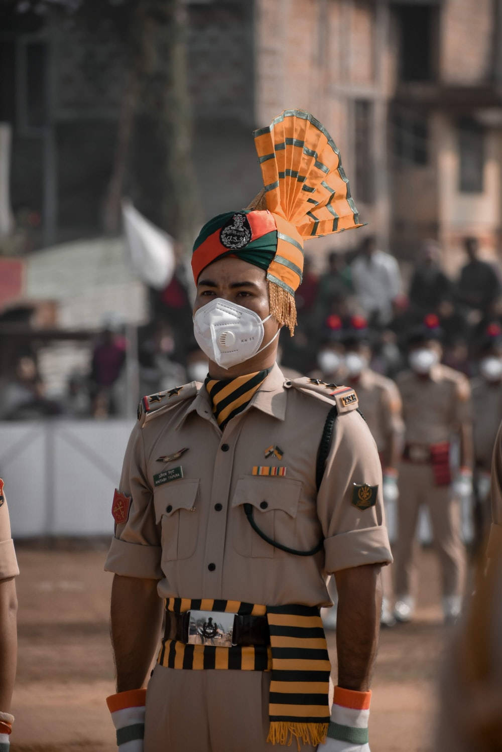 Pride In Duty - Indian Police Force In Uniform Wallpaper