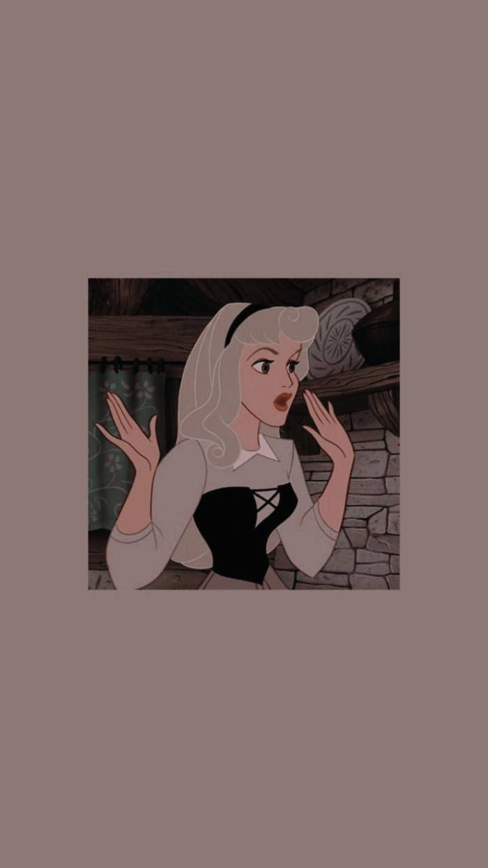 Princess Aurora Aesthetic Cartoon Disney Wallpaper