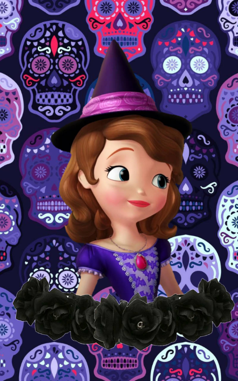 Princess Sofia Skull Art Wallpaper