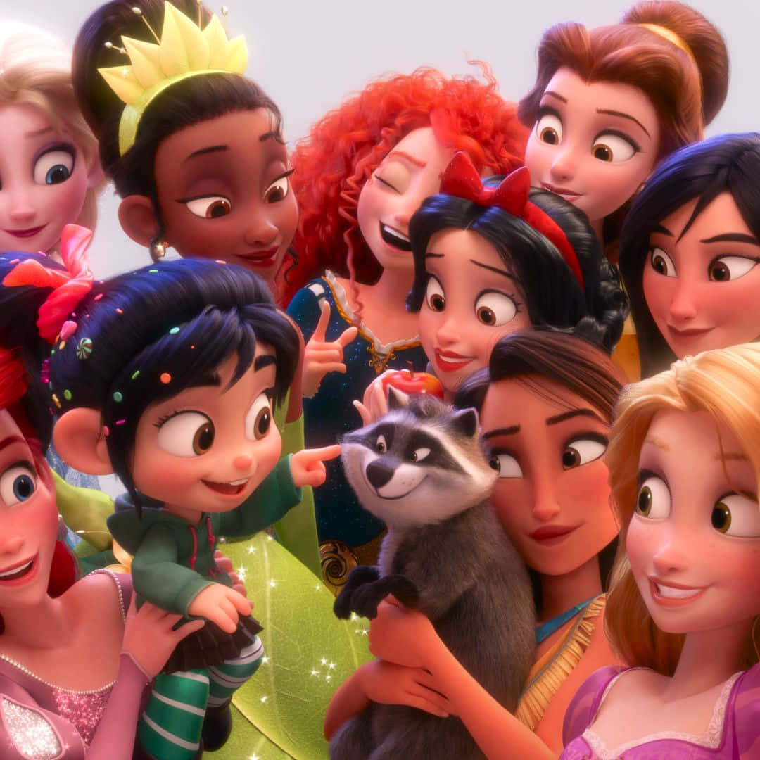 Princesses In Ralph Breaks The Internet Wallpaper