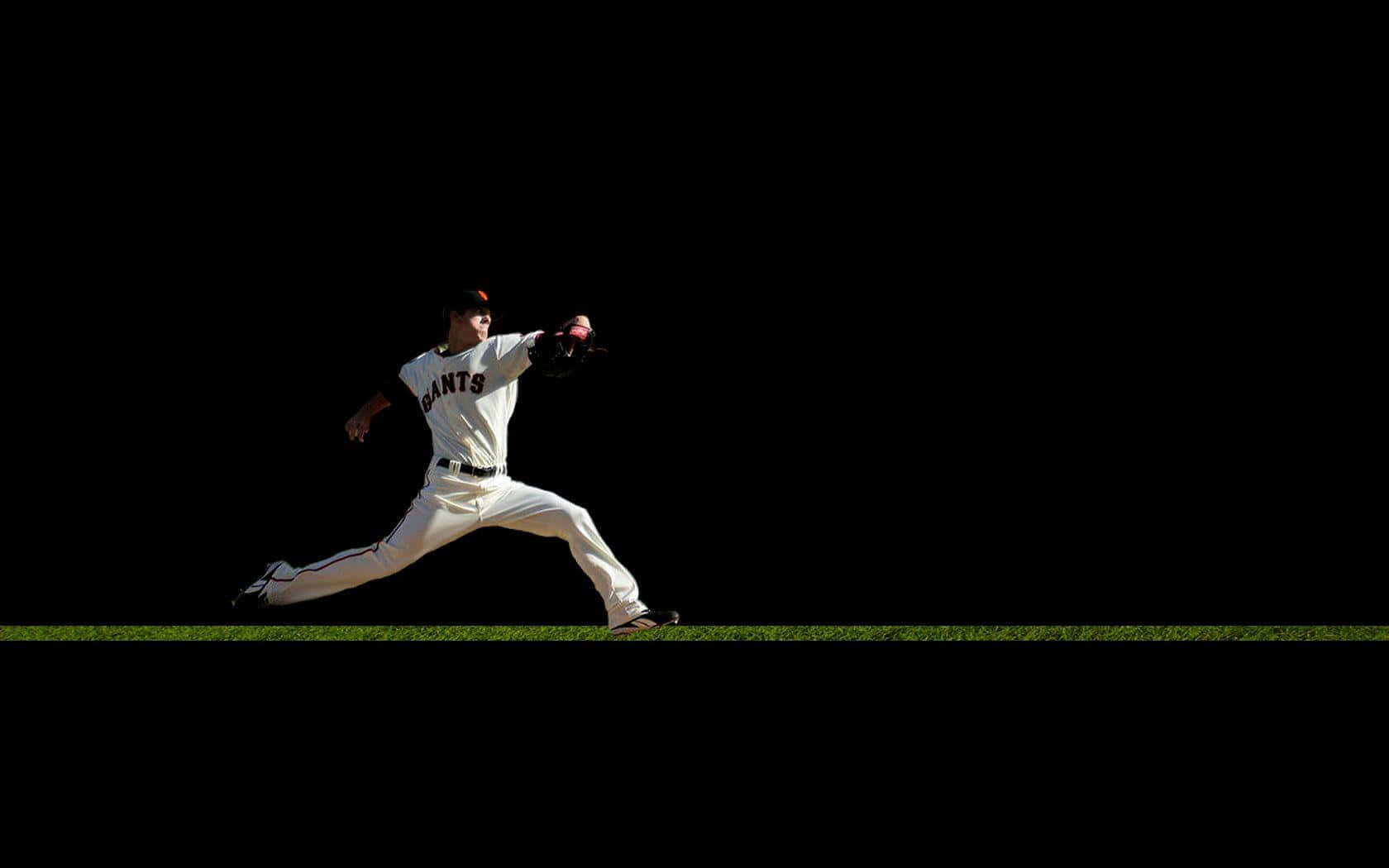 Professional Baseball Players Compete In An Intense Game Wallpaper