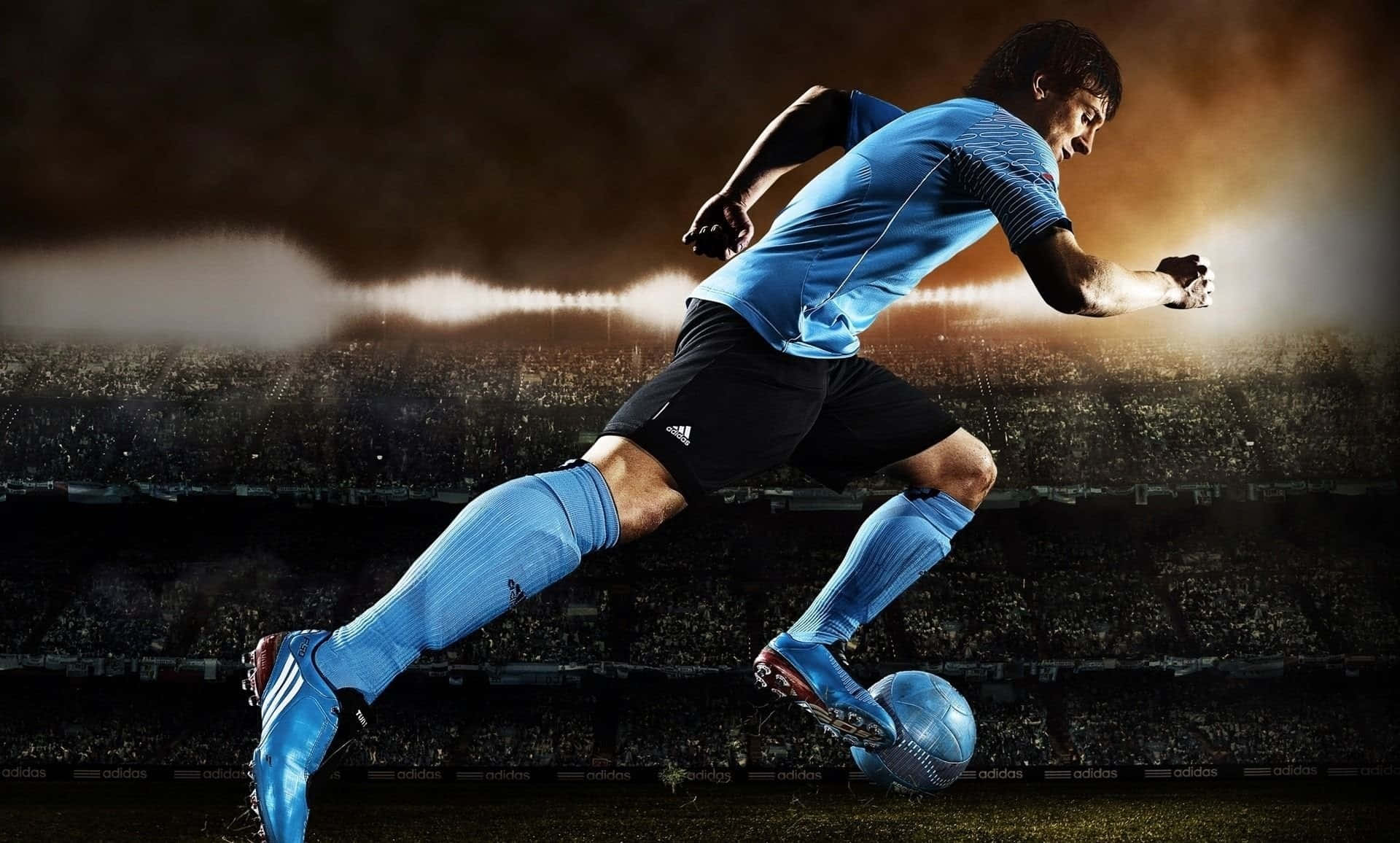 Professional Football Players Showing Off Their Skills Wallpaper