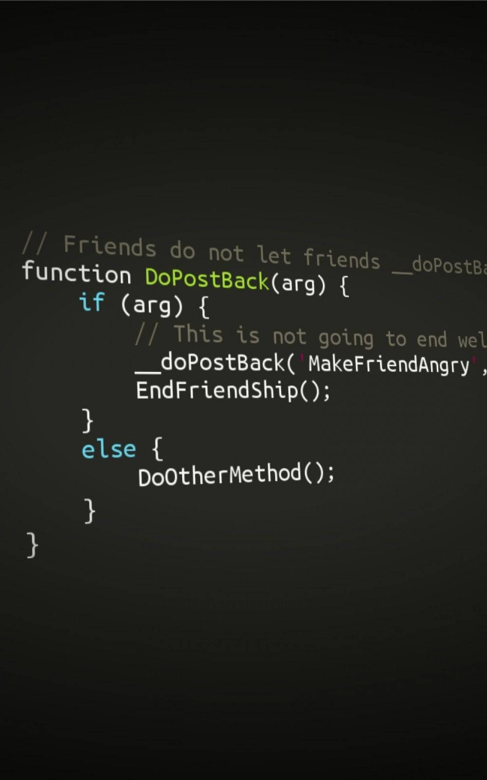 Programming Iphone Friendship Codes Wallpaper