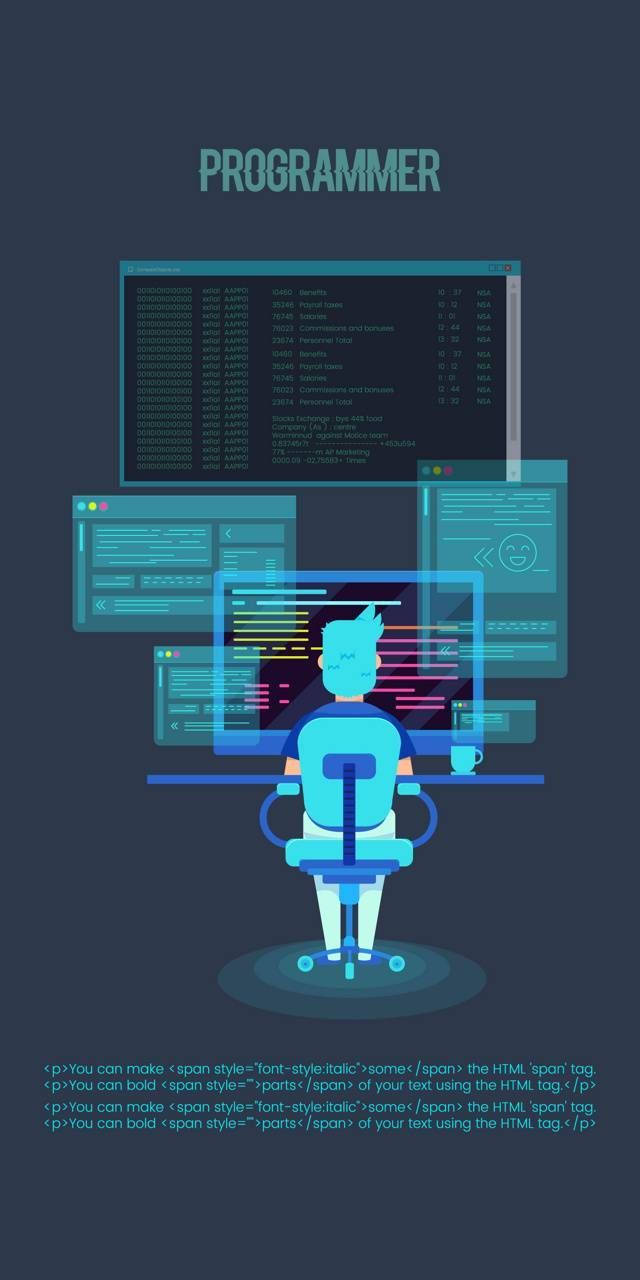 Programming Iphone Programmer With Screens Wallpaper