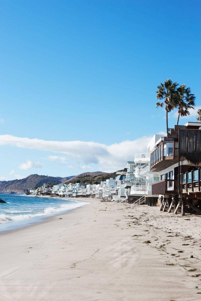 Properties On Malibu Beach Wallpaper