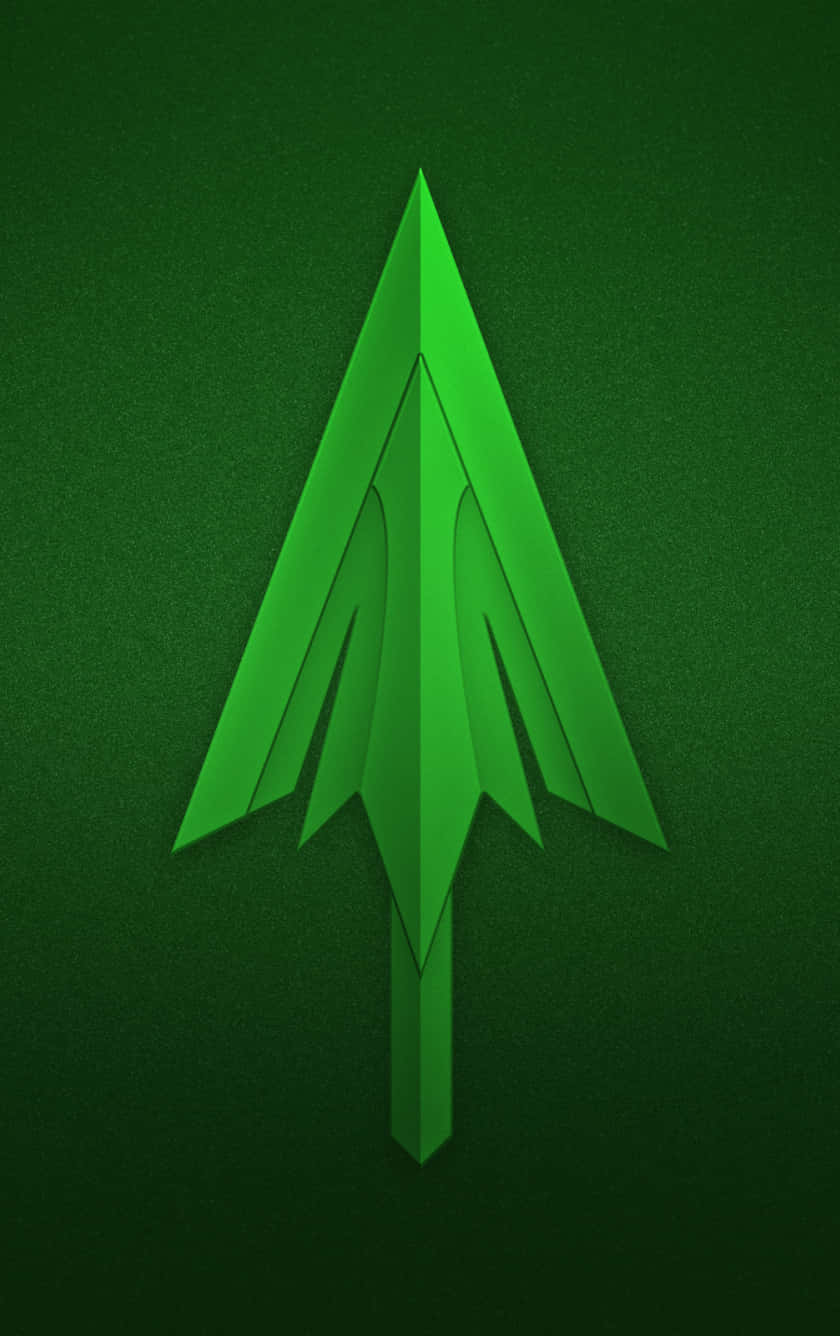 Protect Your Iphone With The Green Arrow Design Wallpaper