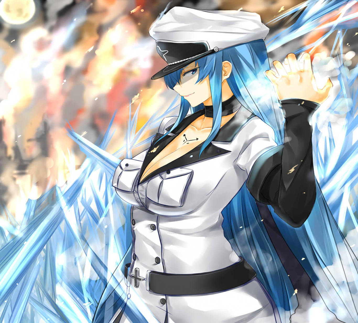 Proud Esdeath Using Power Wallpaper